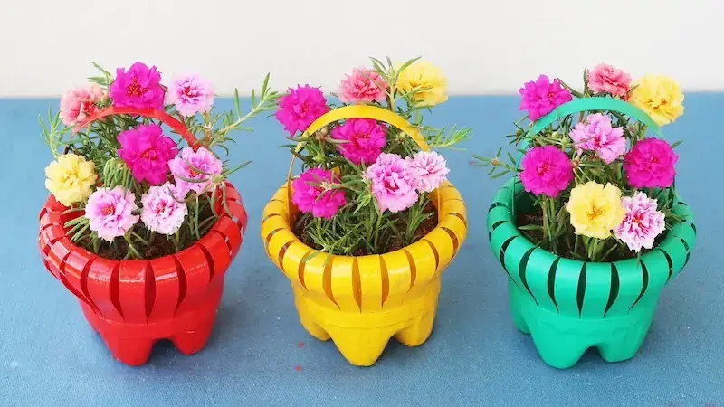 dekorasi rumah dari botol plastik