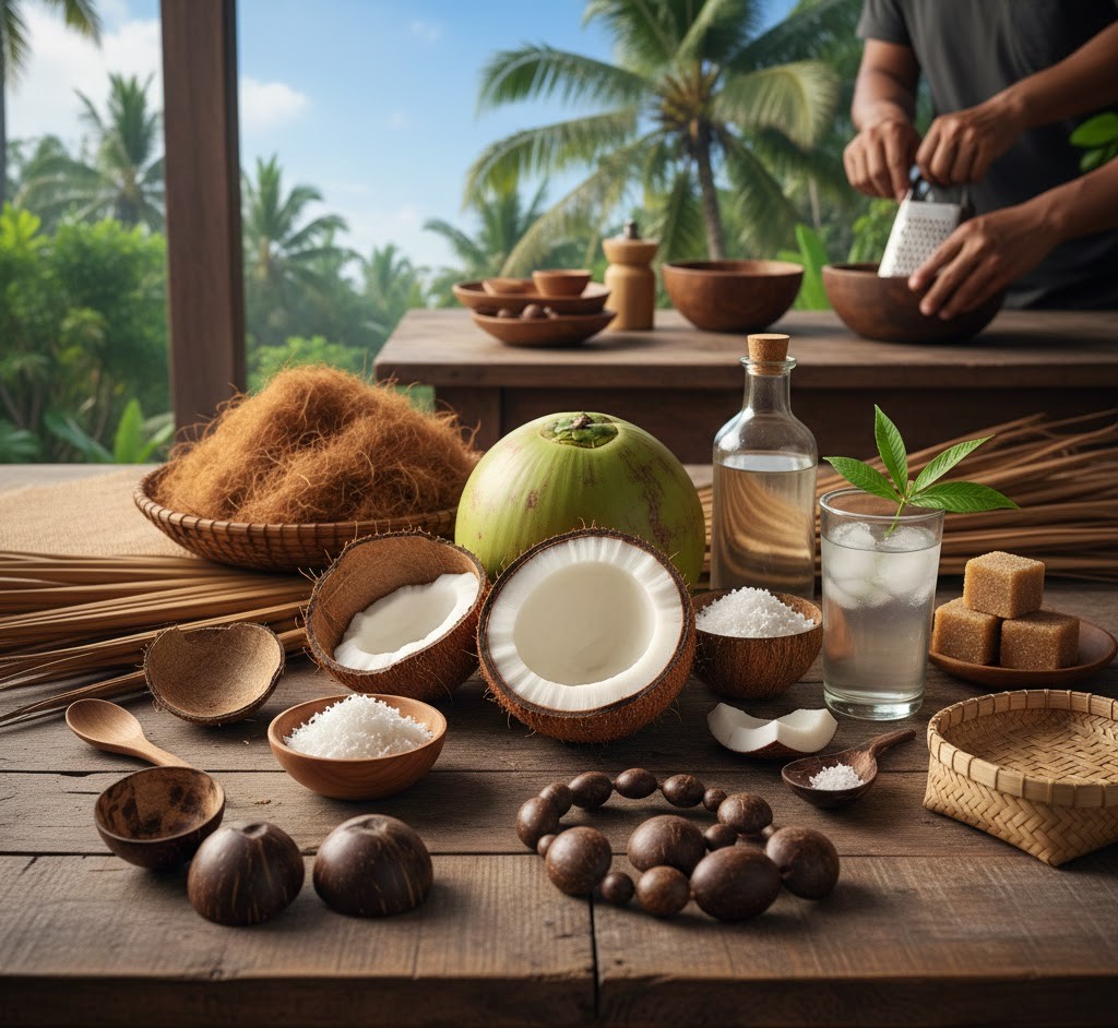 manfaat bagian bagian kelapa secara lengkap