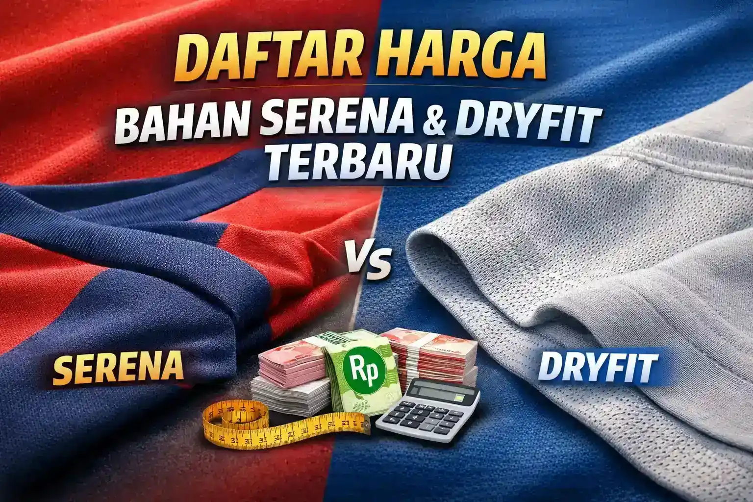 daftar harga bahan serena dan dryfit