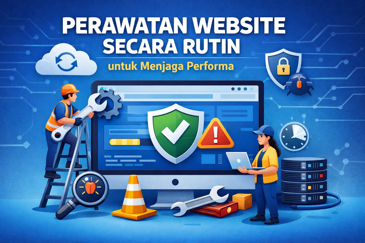 perawatan website secara rutin