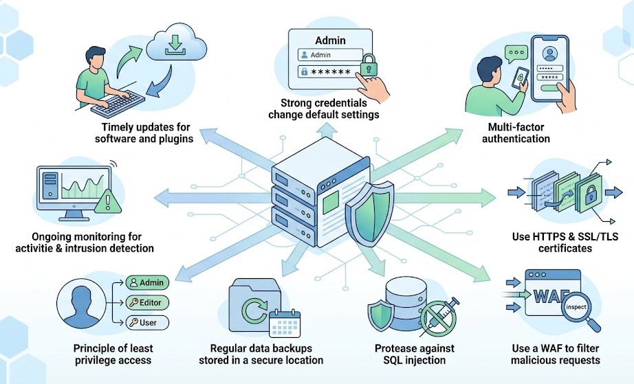 cara mencegah serangan website