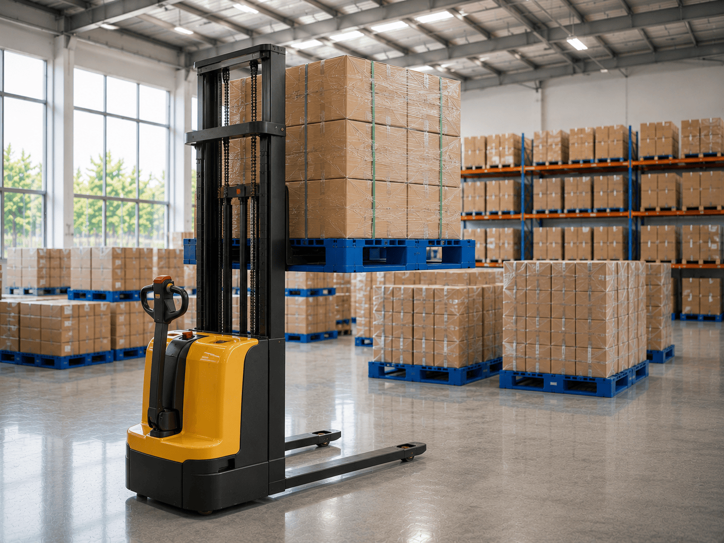 fungsi hand stacker untuk gudang