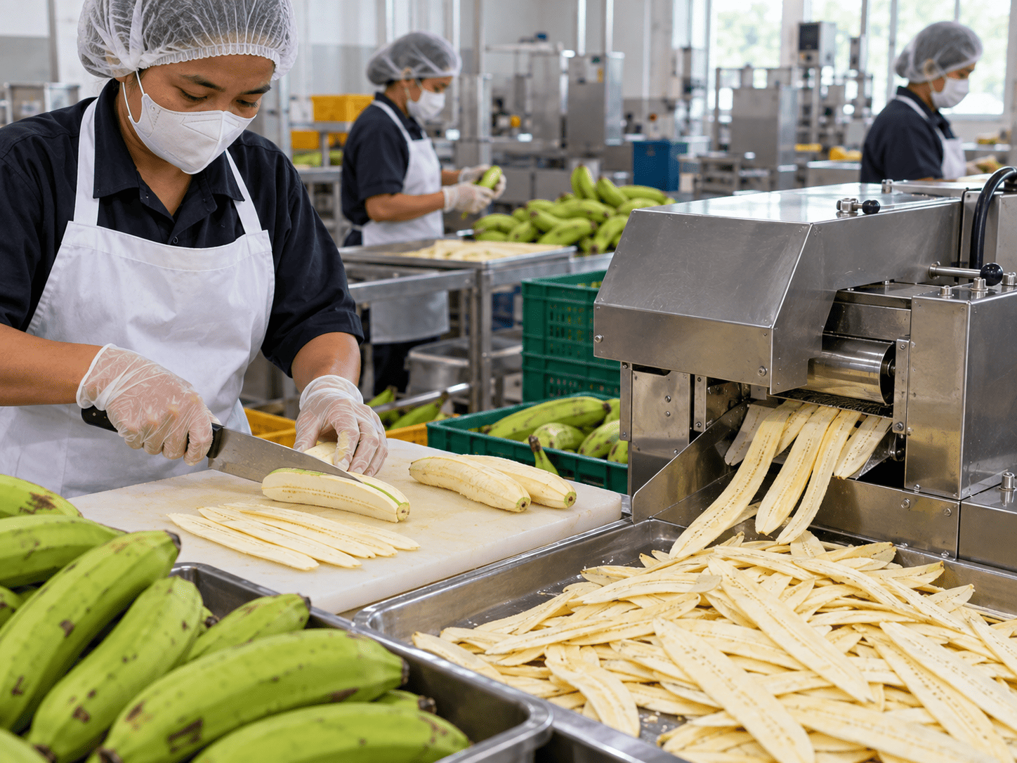pisang diiris memanjang pakai apa
