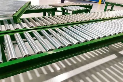 komponen utama pada roller conveyor